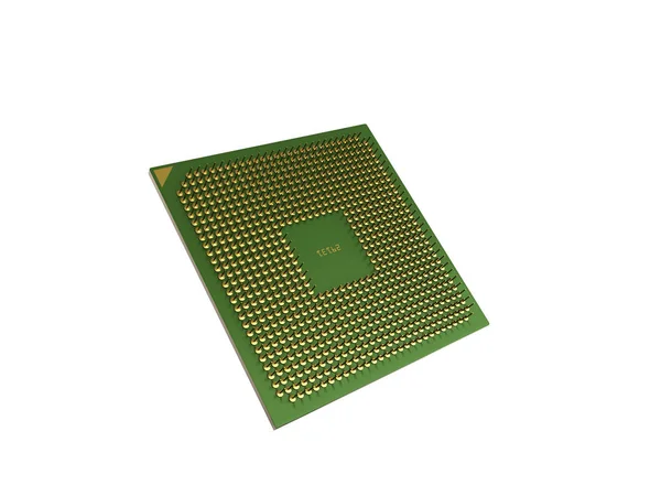 Procesadores de computadora central CPU Alta resolución 3d render no sha — Foto de Stock