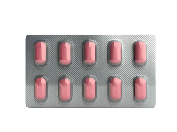 Hap paketi 3d çizimde hiç gölge Blister