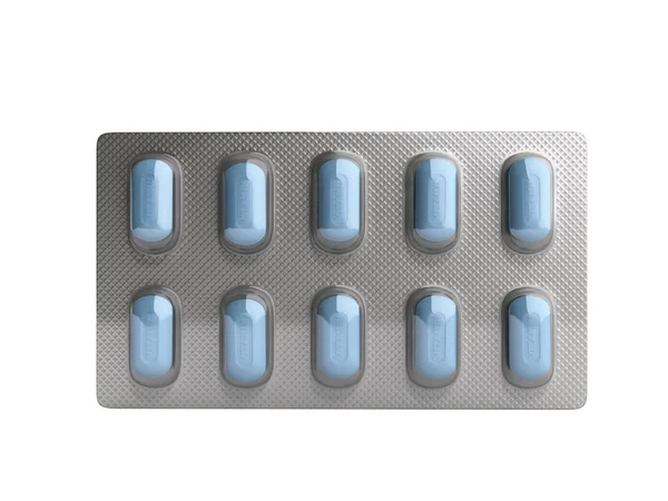 Hap paketi 3d çizimde hiç gölge Blister