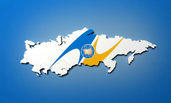 Üye devletlerin, Avrasya ekonomik Birliği (E şematik Haritası