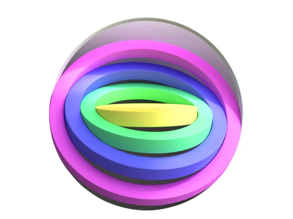 Простой круглый подиум цвета для представления продукта 3d рендеринга на — стоковое фото