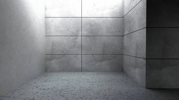 Simple minimalistic interior 3d render image Stock Picture