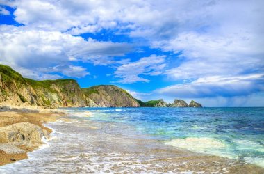 Pasifik Okyanusu Sahili - Japon deniz manzara