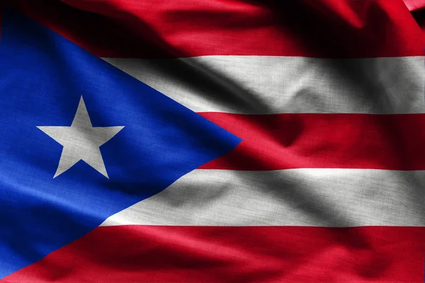Porto Rico acenando Bandeira — Fotografia de Stock