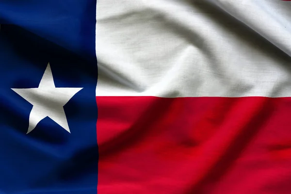 Texture en tissu du drapeau du Texas - Drapeaux des États-Unis — Photo