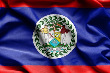 Belize dalgalanan bayrak