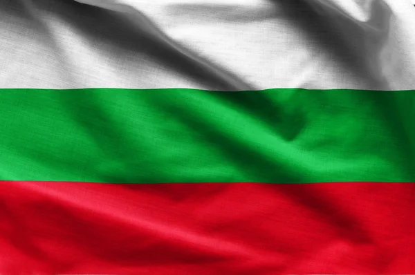 Sventolando bandiera della Bulgaria — Foto Stock