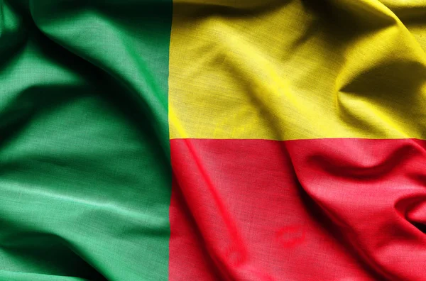 Ρεαλιστική σημαία του Μπενίν — Φωτογραφία Αρχείου