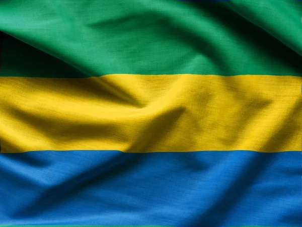 Ρεαλιστική σημαία της Γκαμπόν — Φωτογραφία Αρχείου