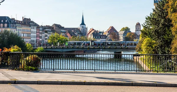 Panoráma města Štrasburku, názory města Strasbourg, Francie, cestování Evropa — Stock fotografie