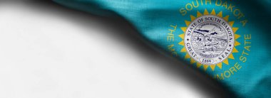 Güney Dakota bayrak - ABD bayrakları kumaş dokusu