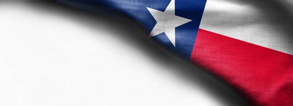Fabric texture of the Texas Flag - Flags from the USA