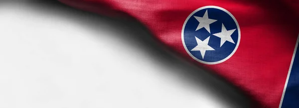 Υφή υφάσματος της σημαίας Tennessee - σημαίες από τις ΗΠΑ Εικόνα Αρχείου