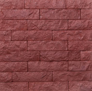 Soyut arkaplan ve kırmızı, turuncu tuğla.