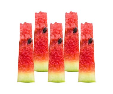 Kavun beyaz bir arkaplanda izole edilmiş.