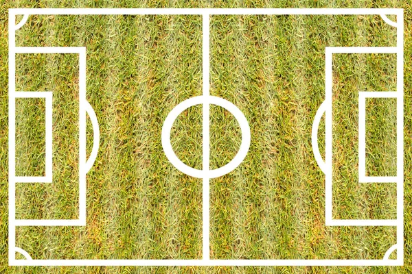 Fotbalové textury trávy pole pole pro návrh plánuje hrát. — Stock fotografie