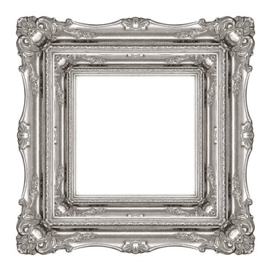 Beyaz arka plan üzerinde izole kare.