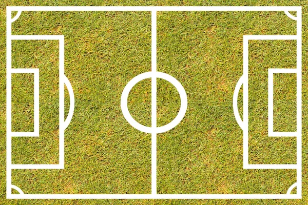 Trawa tekstury tła boiska do piłki nożnej — Zdjęcie stockowe