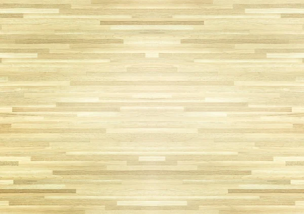 Hardwood maple basketball court floor viewed from above. — Stock Photo, Image