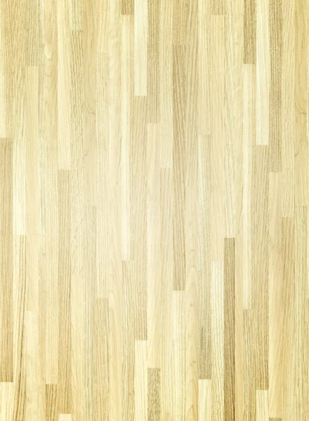 Hardwood maple basketball court floor viewed from above. — Stock Photo, Image