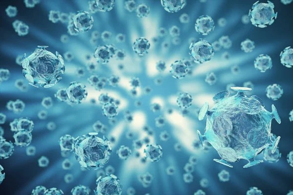 3D-rendering, hepatit, Hiv, H1n1, influensa, abstrakt Aids virus bakgrund. — Stockfoto