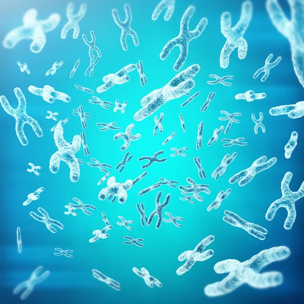 Chromosomów XY jako pojęcia ludzkiej biologii medycznej symbol genu terapii lub mikrobiologii genetyki badań. renderowania 3D — Zdjęcie stockowe