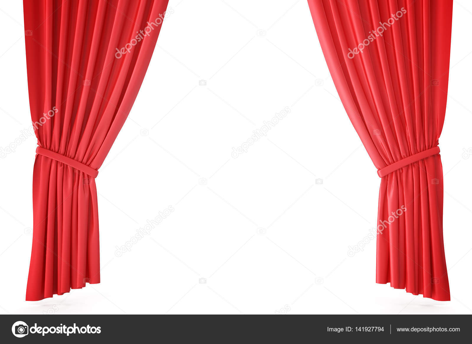 Rode fluwelen fase gordijnen, dieprode theater gordijnen. Zijde ... Rode fluwelen fase gordijnen, dieprode theater gordijnen. Zijde ...