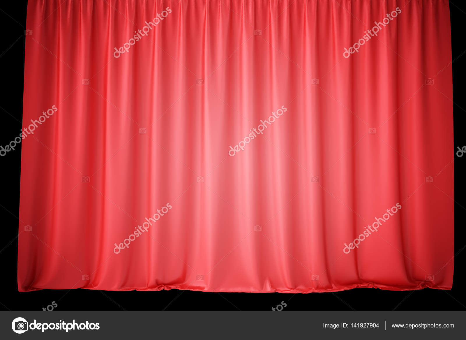 Rode fluwelen fase gordijnen, dieprode theater gordijnen. Zijde ... Rode fluwelen fase gordijnen, dieprode theater gordijnen. Zijde ...