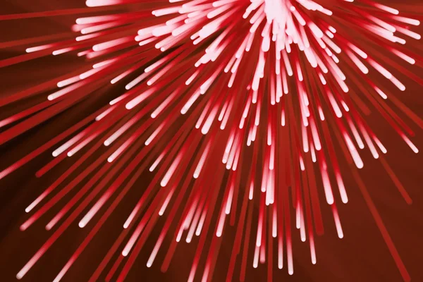 Fondo abstracto con líneas rojas de neón mágicas borrosas. renderizado 3d — Foto de Stock