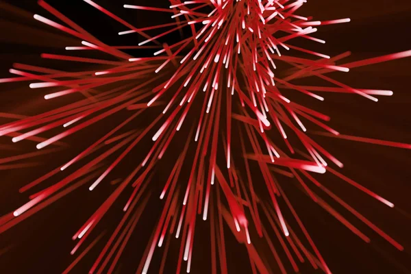 Fondo de partículas abstractas, explosión con partículas y haz de luz. renderizado 3d — Foto de Stock