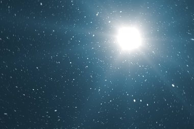 Yıldız, Bulutsusu ve galaksi, uzay tozu evrenin yıldız, 3d Render güzel arka plan mavi evren dolu