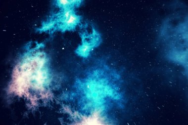 Evren yıldız, Bulutsusu ve galaksi, uzay tozu evrenin yıldız, 3d Render güzel arka plan dolu