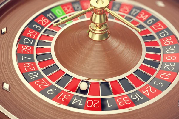 ラスベガスのカジノのルーレット、カジノ ルーレット ゲーム カジノ ギャンブル概念 3 d レンダリング. — ストック写真