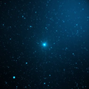 Evren yıldız, Bulutsusu ve galaxy ile dolu. Yakın çekim yol gökada yıldız ve evrenin Uzay tozu ile. Mavi uzay arka plan. Mavi gece gökyüzünde yıldızlar, 3d render ile