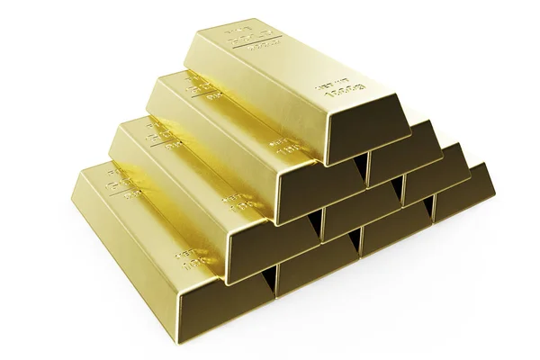 Gold Bar Απομονωθεί Λευκό Φόντο Βάρος Χρυσού Μπαρ 1000 Γραμμάρια — Φωτογραφία Αρχείου