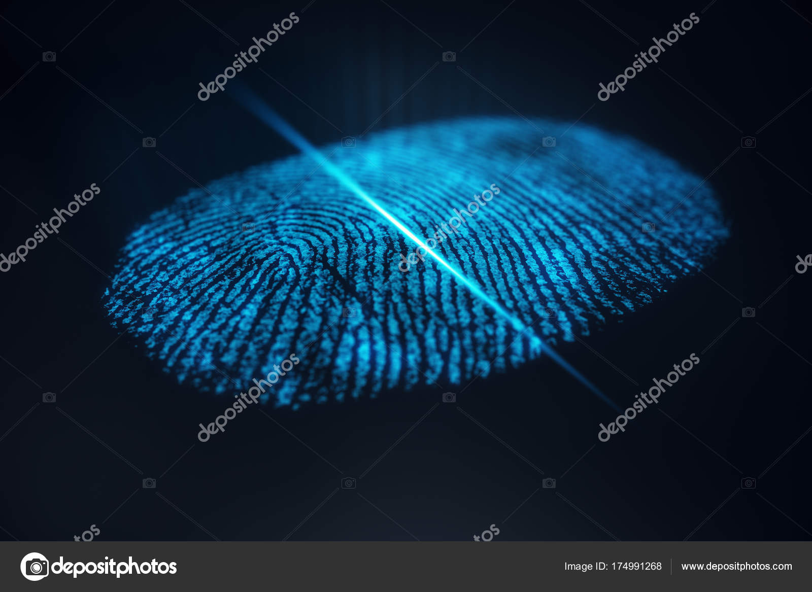 Herunterladen - 3D-Abbildung Fingerabdruck-Scan bietet Sicherheitszugriff mit biometrischer Identifikation. Konzept Fingerabdruckschutz — Stockbild Abbildung Fingerabdruck Scan Bietet Sicherheitszugriff Mit Biometrischer Identifikation Konzept Fingerabdruckschutz — Stockfoto