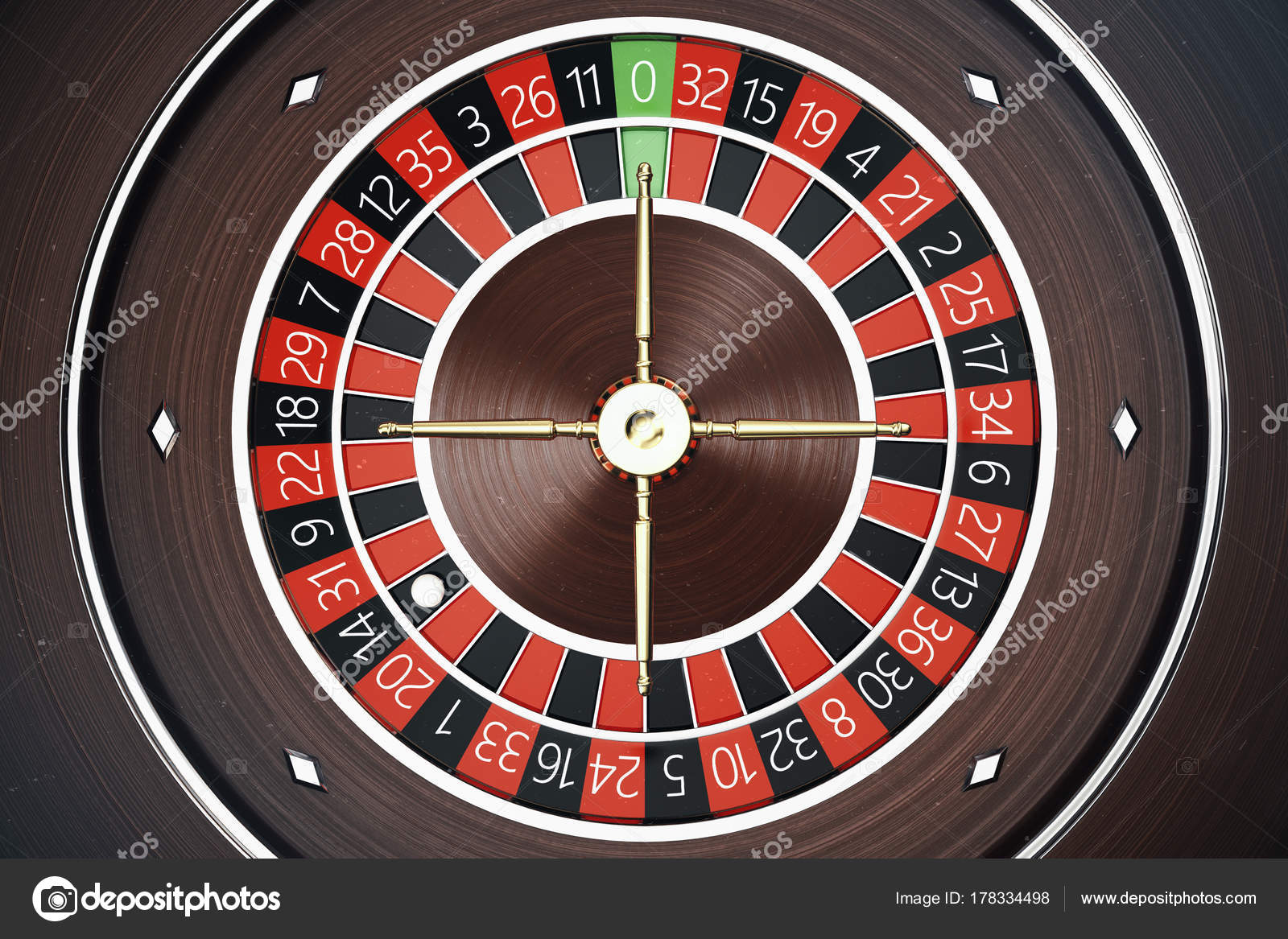 Las Vegas Casino Roulette 3D rendering concept. Casino Roulette Game
