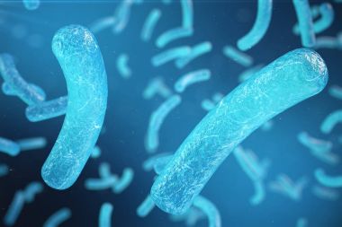 Viral hepatit enfeksiyon neden olan kronik karaciğer hastalığı, hepatit virüsleri, 3d çizim