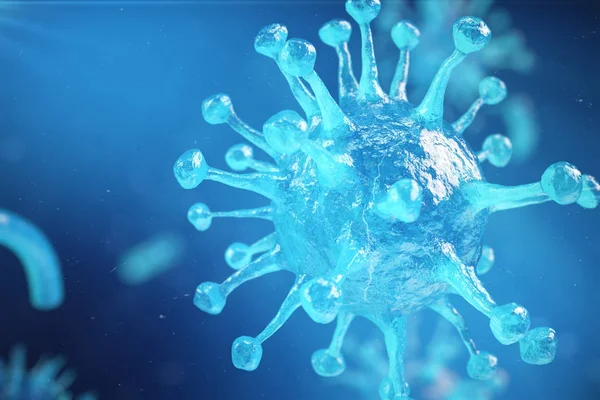 Viral hepatitt-infeksjon som forårsaker kronisk leversykdom, hepatitt-virus, 3d illustrasjon – stockfoto