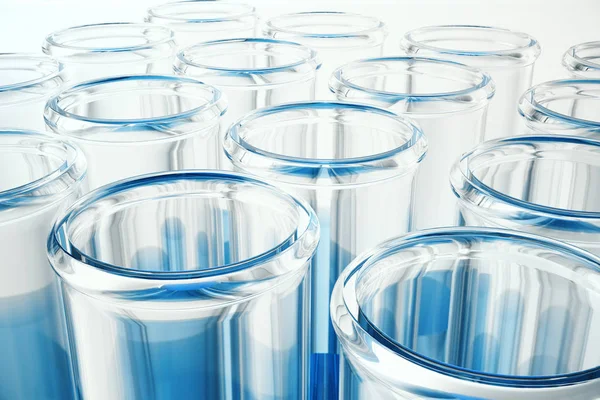 Ілюстрація Flask Крупним Планом Лабораторне Обладнання Хімічна Речовина Медикаментів Лабораторні — стокове фото
