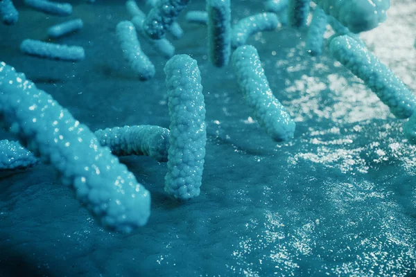 Ilustración Infección Viral Que Causa Enfermedad Crónica Virus Hepatitis Virus —  Fotos de Stock
