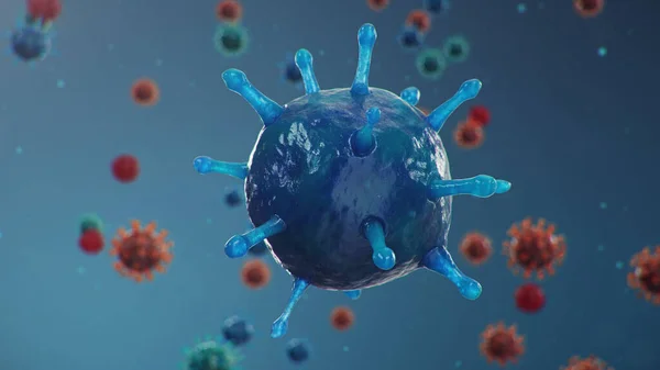 Epidemia Coronavirus Agentul Patogen Care Afectează Tractul Respirator Infecţie Covid — Fotografie, imagine de stoc