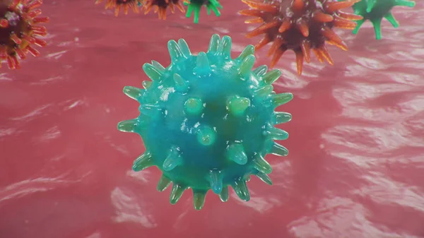 Patógeno Chino Llamado Coronavirus Covid Como Tipo Gripe Brote Coronavirus — Foto de Stock