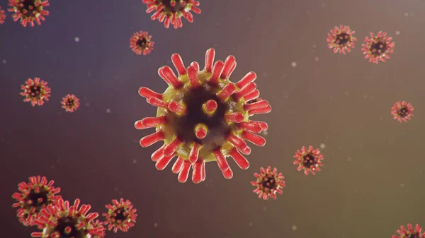 Chinese Pathogen Called Coronavirus Covid Type Flu Outbreak Coronavirus Which — Stock Photo, Image