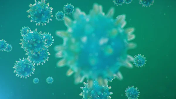 Kinesisk Patogen Som Kallas Coronavirus Eller Covid Som Typ Influensa — Stockfoto