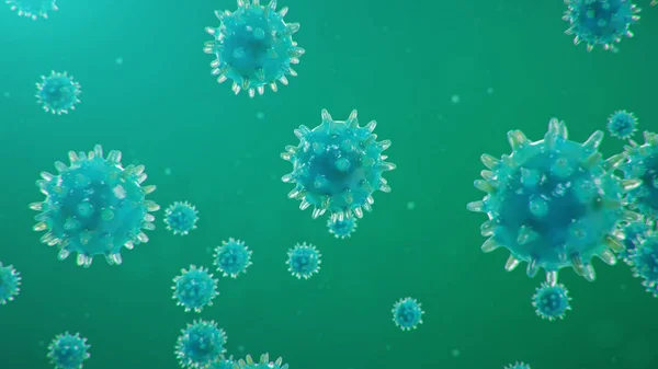 감기의 일종으로 코로나 바이러스 Coronavirus Covid 불리는 병원체가 있습니다 코로나 — 스톡 사진