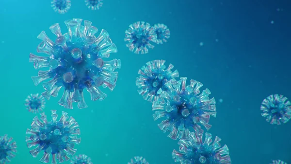 Ohnisko Čínské Chřipky Zvané Coronavirus Nebo 2019 Ncov Které Rozšířilo — Stock fotografie