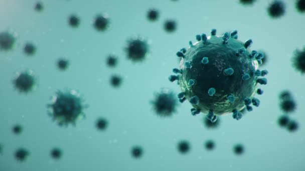 Utbrott Coronavirus Influensavirus Och 2019 Ncov Begreppet Pandemi Epidemi För — Stockvideo