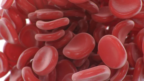 Coágulo Glóbulos Rojos Abstractos Concepto Científico Médico Transferencia Elementos Importantes — Foto de Stock