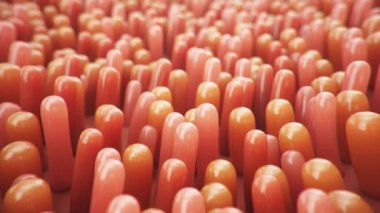 soyut hareket eden kan hücreleri, 3 boyutlu animasyon